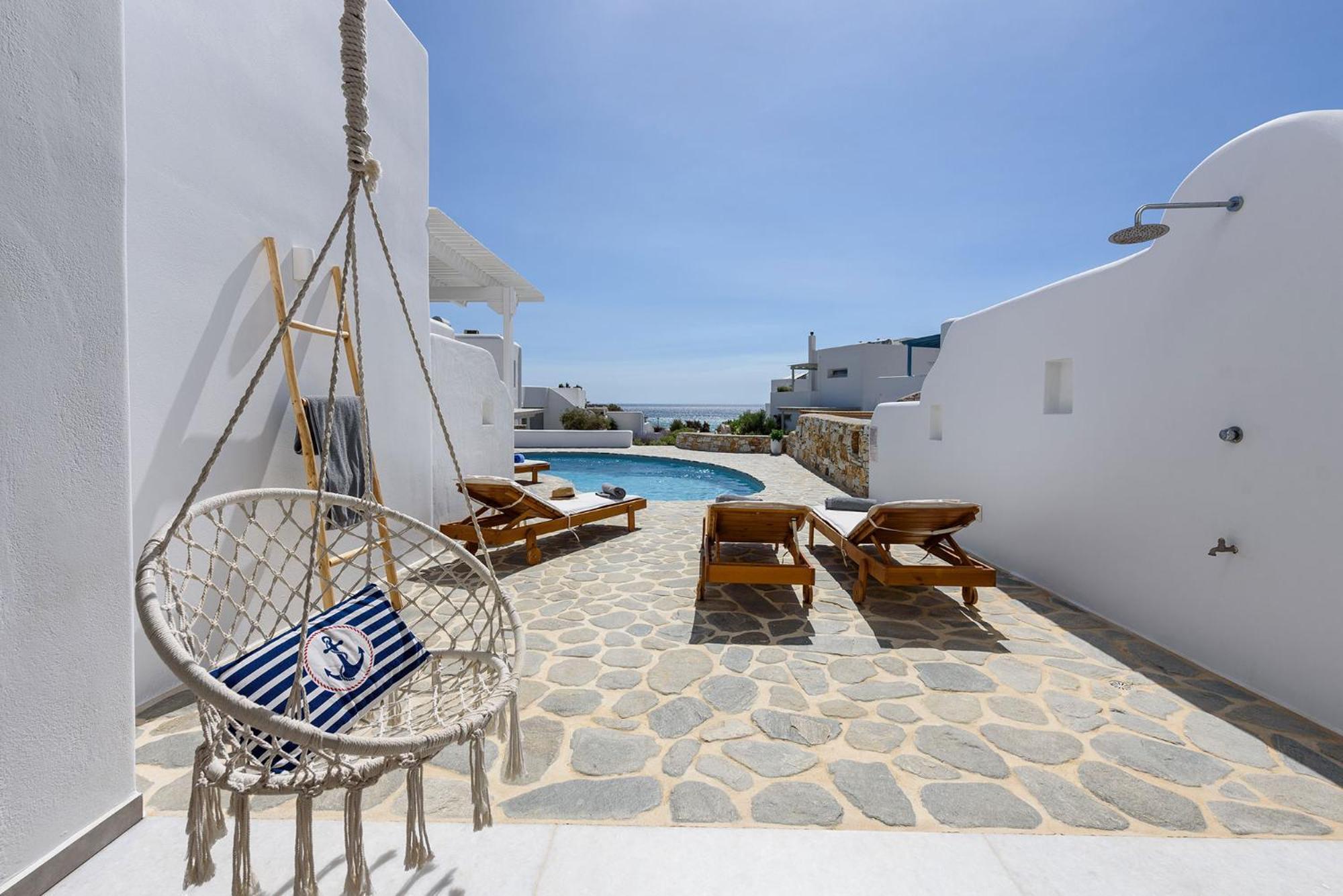 Helen Beach Front Luxury Villas Kastrákion المظهر الخارجي الصورة