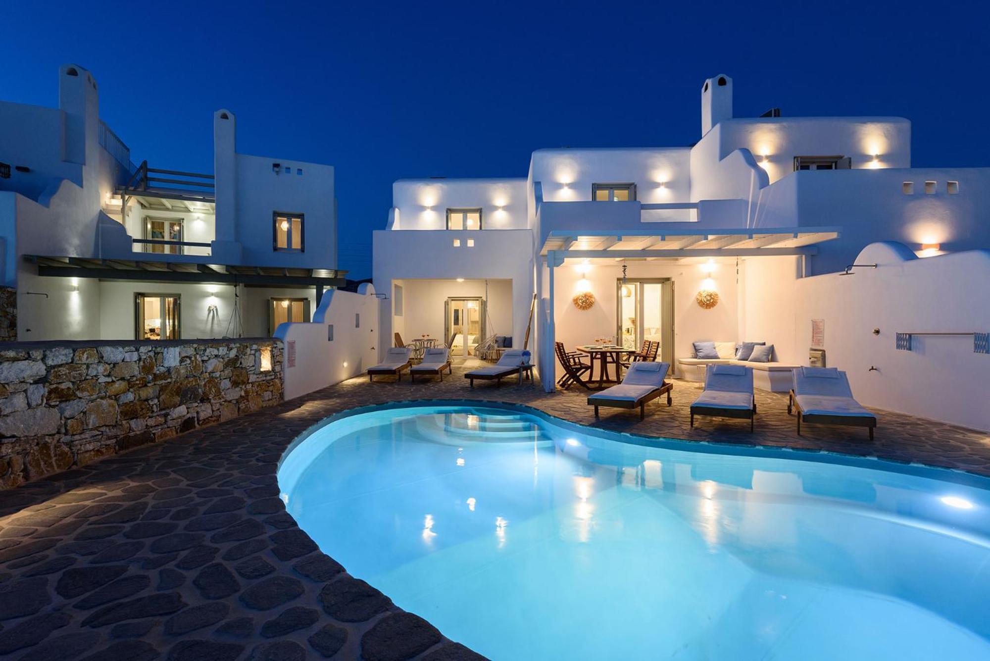 Helen Beach Front Luxury Villas Kastrákion المظهر الخارجي الصورة