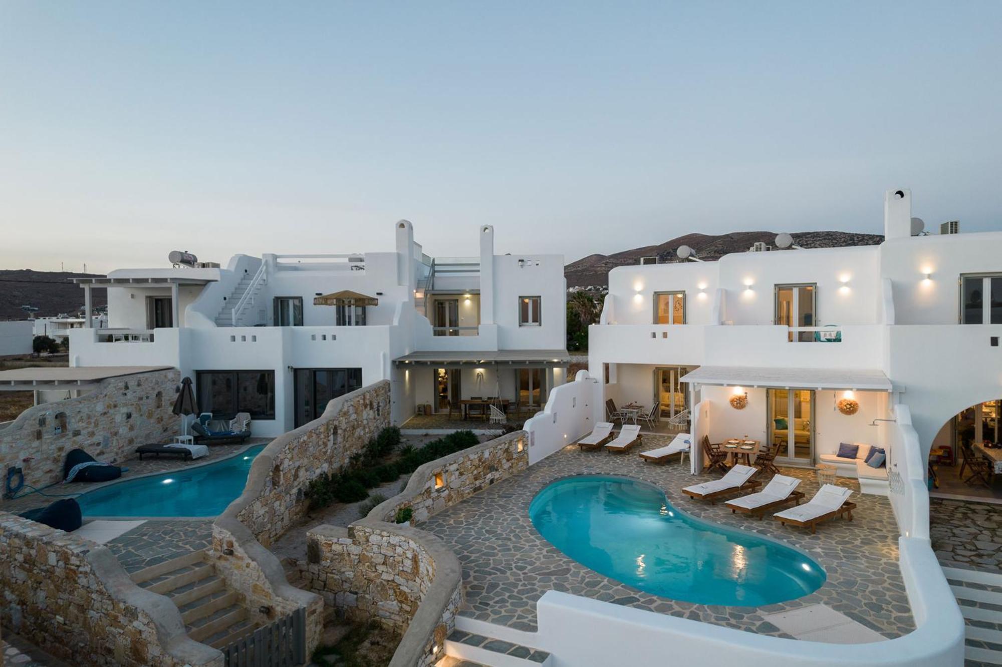 Helen Beach Front Luxury Villas Kastrákion المظهر الخارجي الصورة